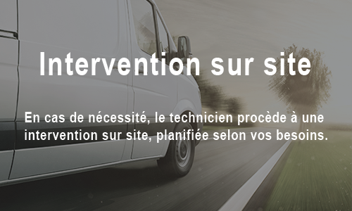 intervention sur site